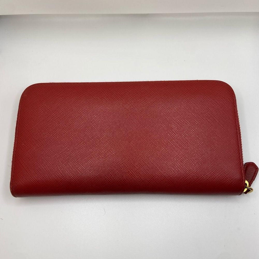 Prada Scarlet Leather Wallet - Picture 5 of 14